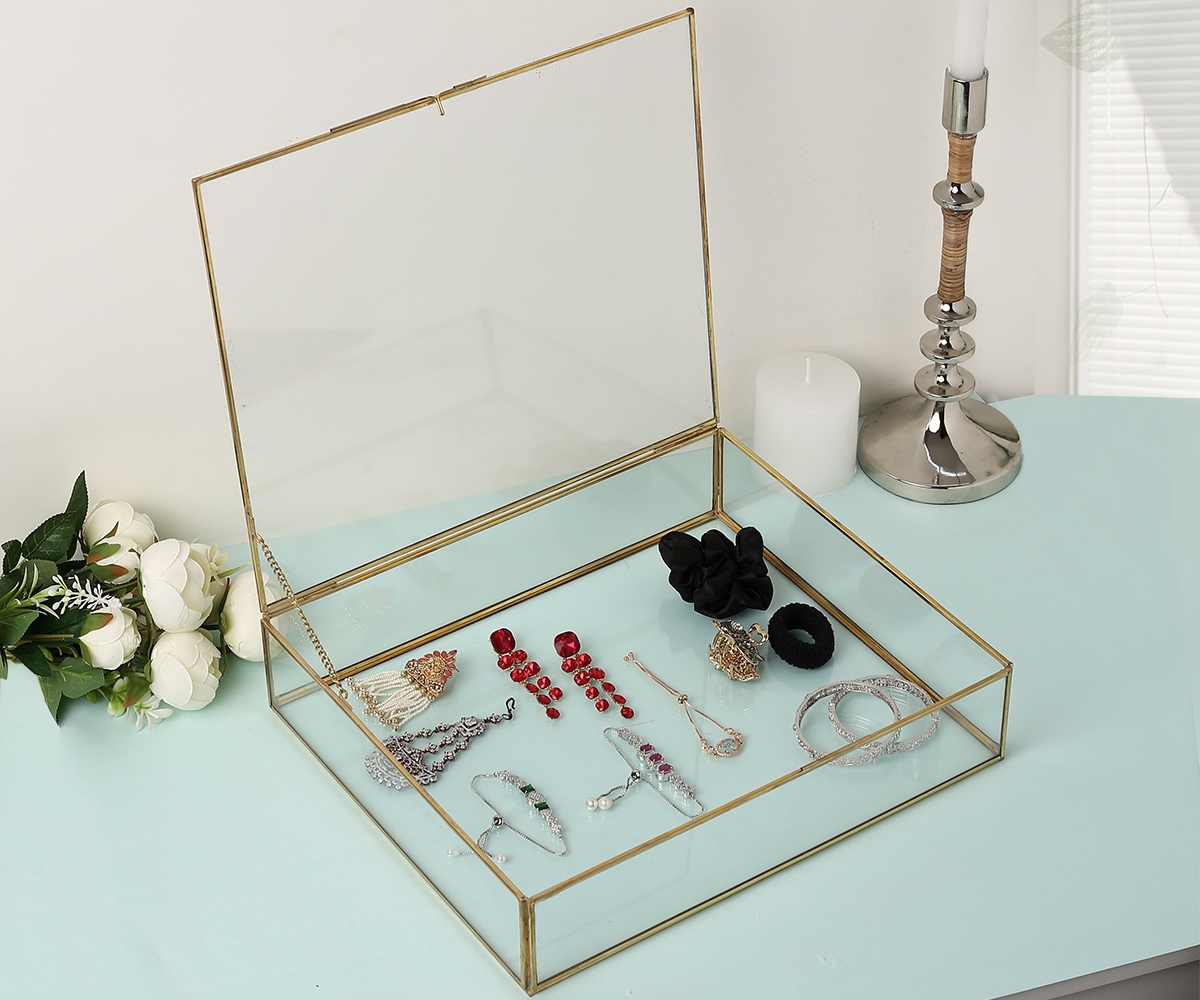 Large Brass Jewellery Box