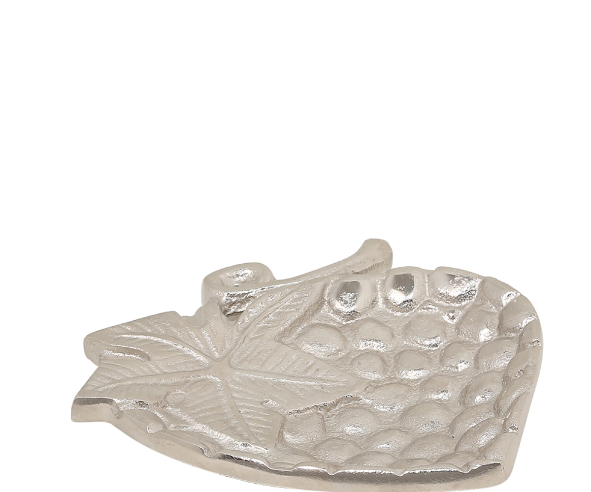 Grape cluster leaf aluminium tray